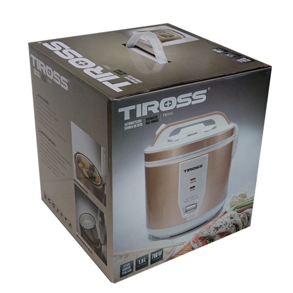 Garnek do gotowania ryżu Tiross TS-998 1.8L 700W do łatwego przygotowania ryżu