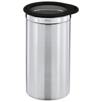 Pojemnik do kawy, marka nieokreślona, z pokrywą silikonową 10 cm — do przechowywania kawy