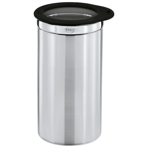 Pojemnik do kawy, marka nieokreślona, z pokrywą silikonową 10 cm — do przechowywania kawy