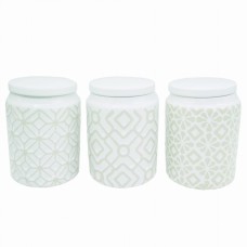 Zestaw pojemników ceramicznych Maestro MR-20033-03CS do przechowywania kawy, herbaty i cukru