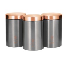 Набір кухонних контейнерів Berlinger Haus Moonlight Metallic Line BH-6273 для зберігання кави та чаю