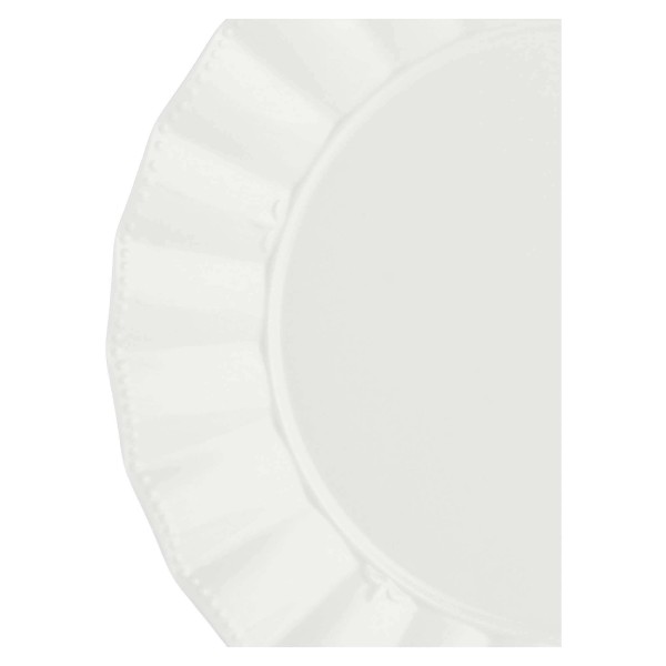 Zestaw talerzy obiadowych La Porcellana Bianca Ducale 26,5 cm do serwowania dań głównych