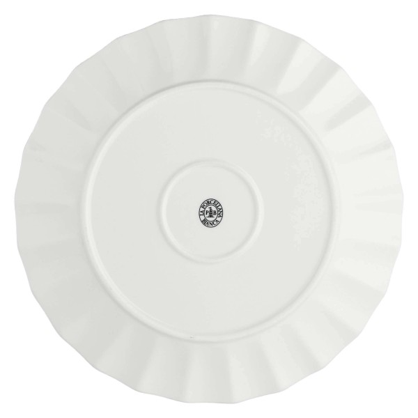 Zestaw talerzy obiadowych La Porcellana Bianca Ducale 26,5 cm do serwowania dań głównych