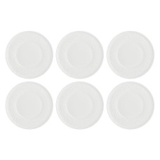 Zestaw talerzy do sałatek La Porcellana Bianca Bosco 21,5 cm 6 sztuk