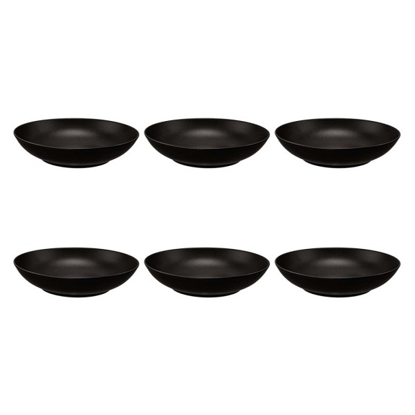 Набір тарілок для супу Seltmann Liberty Velvet Black 21 см, 6 шт.
