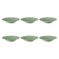 Набір тарілок для супу Seltmann Beat Color Glaze 22,5 см, 6 шт, ідеальний для подачі гарячих перших страв