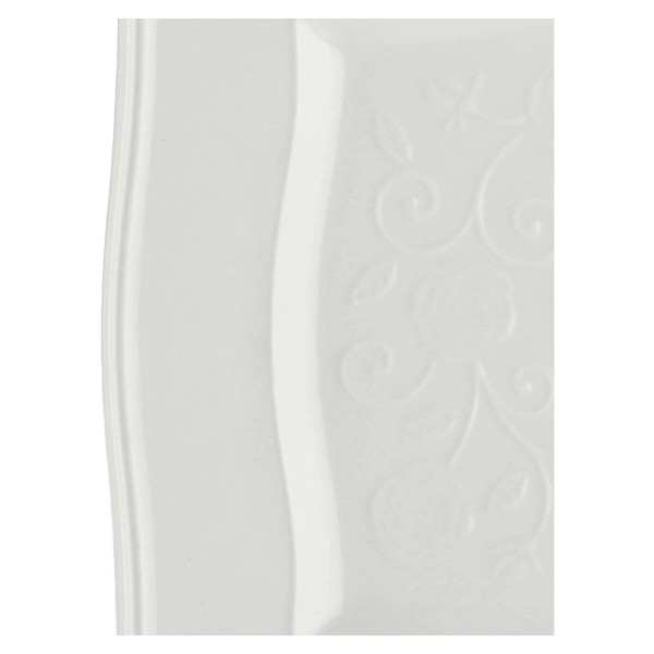 Zestaw talerzy kwadratowych 20 cm LA PORCELLANA BIANCA Florentina do serwowania potraw