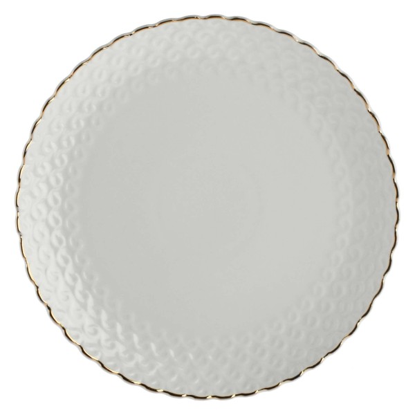 Zestaw talerzyków do ciasta La Porcellana Bianca Momenti Oro 18 cm, idealny na deser