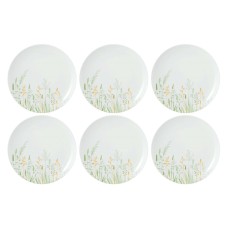 Набір тарілок Seltmann Meadow Grasses Green для салатів 22,5 см, 6 шт.