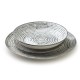 Komplet obiadowy Stripes Grey 18 części - zestaw talerzy i misek 27/19/20 cm, miska 550 ml do serwowania posiłków