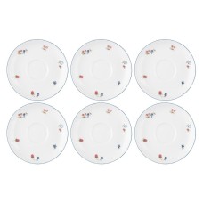 Zestaw spodków Seltmann Sonate Nostalgia 6 szt. 13 cm do serwowania napojów