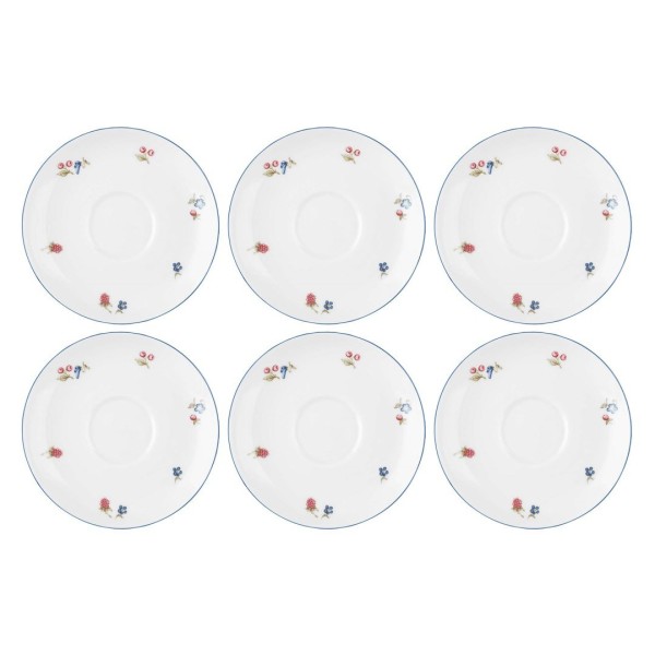 Zestaw spodków Seltmann Sonate Nostalgia 6 szt. 13 cm do serwowania napojów