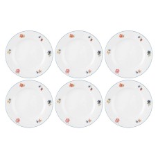 Zestaw talerzy do sałatek Seltmann Sonate Nostalgia 6 szt. 17 cm