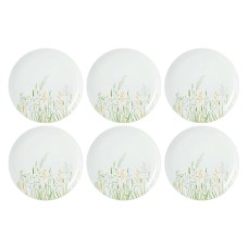 Набір тарілок SELTMANN Meadow Grasses Green, 6 шт, діаметр 27.5 см, для сервірування столу
