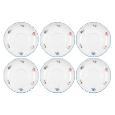 Zestaw spodków do filiżanek Seltmann Sonate Nostalgia 15 cm, 6 szt.