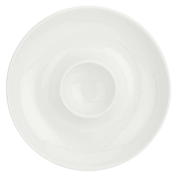 Zestaw talerzyków do jajek La Porcellana Bianca Uova 12 cm, 6 sztuk – idealne na śniadanie