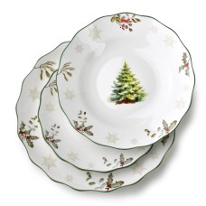 Zestaw talerzy Santa Lila komplet 3 sztuk do serwowania 26,3/20,5/22,5 cm