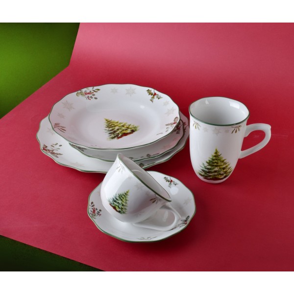 Zestaw talerzy Santa Lila komplet 3 sztuk do serwowania 26,3/20,5/22,5 cm
