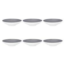 Набір тарілок SELTMANN Life Fashion Elegant Grey для подачі супу 23 см, 6 шт.