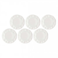 Zestaw talerzy do sałatek La Porcellana Bianca LUNIA (6 szt., 21,5 cm)