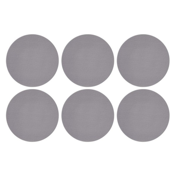 Набір тарілок SELTMANN Life Fashion Elegant Grey, 6 шт, 28 см для сервірування столу