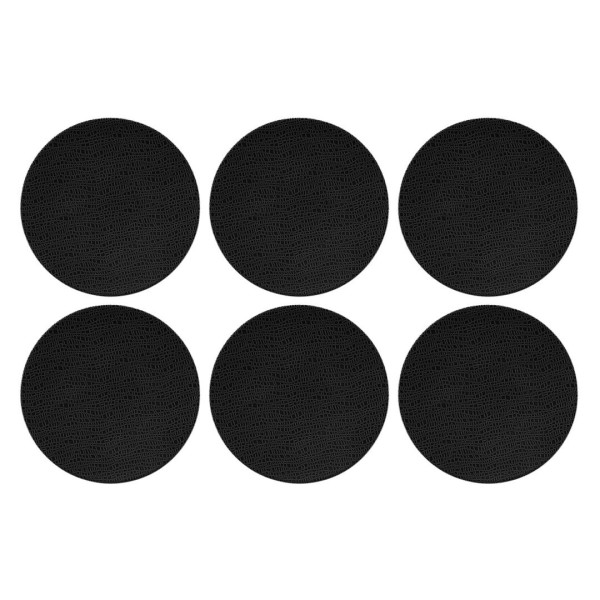 Набір тарілок для салатів Seltmann Life Fashion Glamorous Black 22,5 см (6 шт)