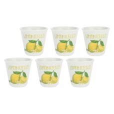 Zestaw kieliszków LA PORCELLANA BIANCA Liquorelli do limoncello 75 ml – idealny do serwowania likierów