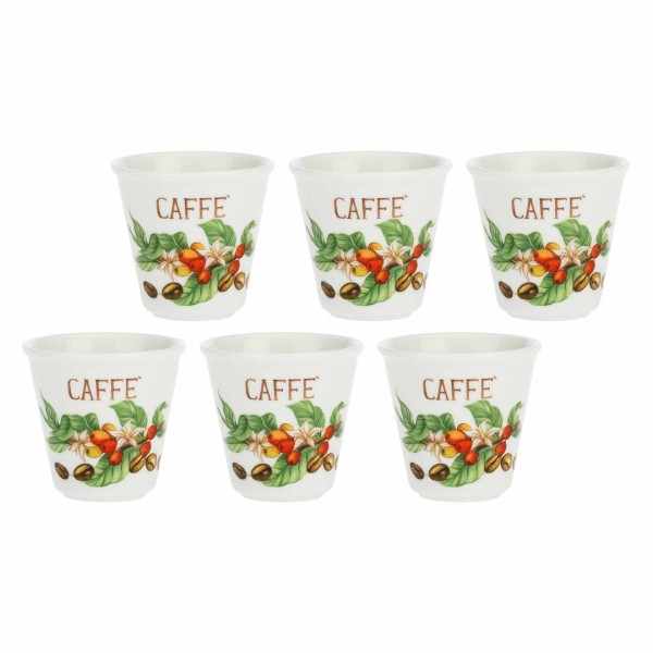 Zestaw kieliszków do likieru kawowego La Porcellana Bianca Liquorelli 75 ml 6 sztuk