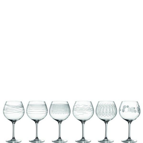 Zestaw kieliszków do wina Leonardo Casella burgund 630 ml zestaw 6 sztuk