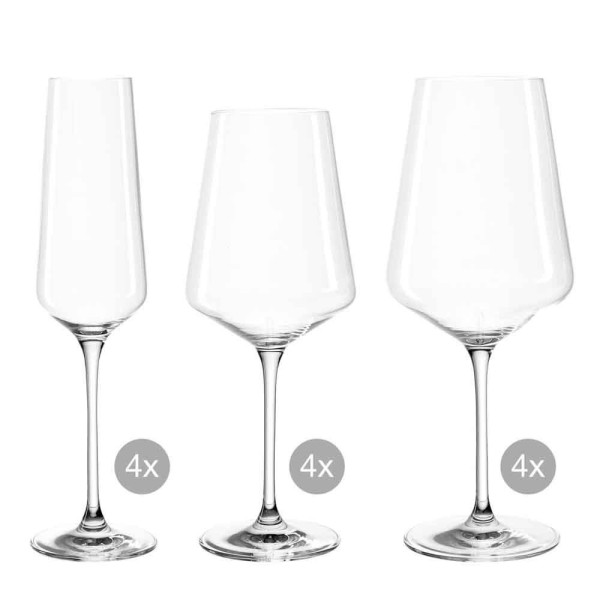 Набір келихів Puccini 12 шт. для святкових застіль і дегустацій