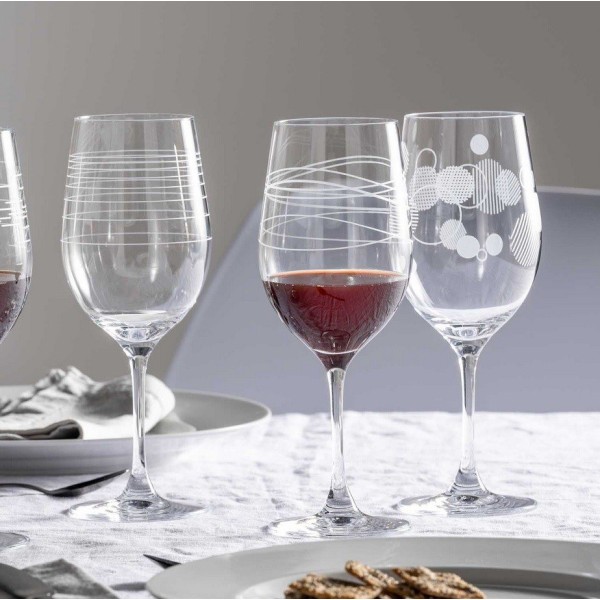 Набір із 6 келихів Leonardo Casella для червоного вина 430 мл - для дегустації дома