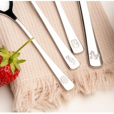 Дитячий набір столових приборів з 4 предметів: панда, поні, фламінго BAMBINI - Leonardo