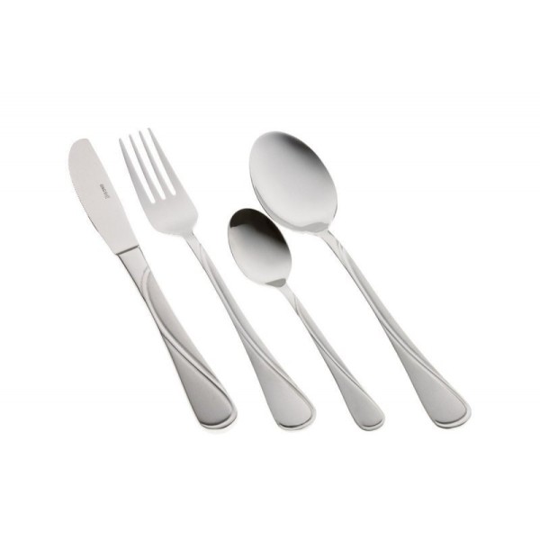 Zestaw sztućców KINGHOFF KH-1346, 24 el., satyna — komplet do jadalni