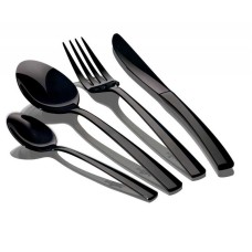 Zestaw sztućców, Berlinger Haus BH-2346, 24 elem. czarne lustrzane (do serwowania)