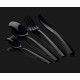 Zestaw sztućców, Berlinger Haus BH-2346, 24 elem. czarne lustrzane (do serwowania)