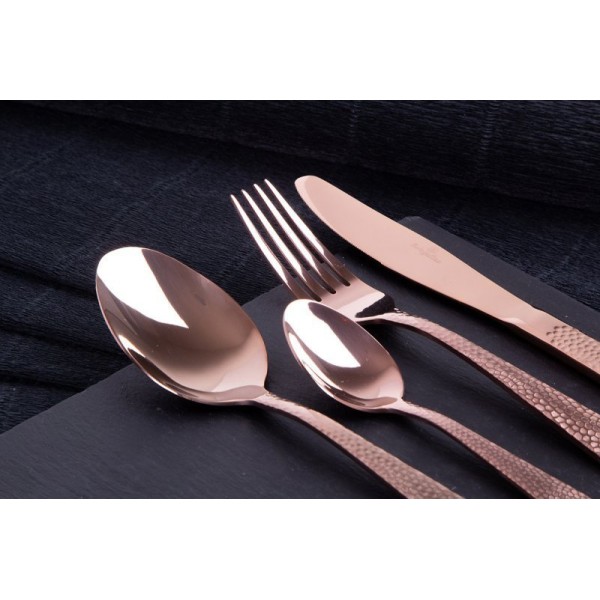 Zestaw sztućców, Berlinger Haus BH-2617 Rose Gold, 24 elem. do serwowania