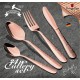 Zestaw sztućców, Berlinger Haus BH-2619 Rose Gold, 24 el. do serwowania