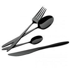 Zestaw sztućców, Berlinger Haus BH-3063, 24 el., połysk Shiny Black, do serwowania