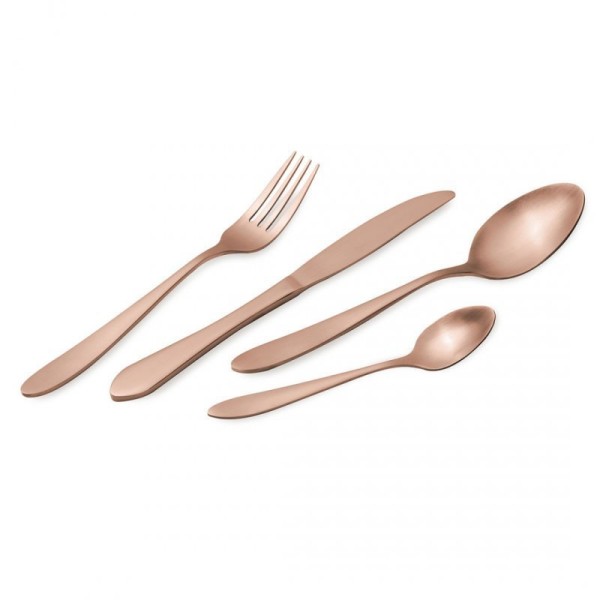 Zestaw sztućców, Berlinger Haus BH-3076 Satyna, 24 elem. Rose Gold