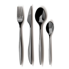 Набір столових приладів FashionTV FTV-0081, 24 предмети, дзеркальне срібло для сервування столу