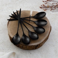 Застосунок столового посуду, FashionTV FTV-0084, набір 24 шт., чорне дзеркальне покриття