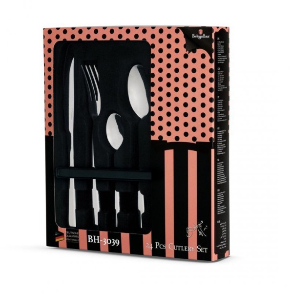 Zestaw sztućców, Berlinger Haus BH-3039, 24 elem., połysk