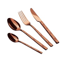 Komplet sztućców Berlinger Haus Rosegold 24-elementowy, błyszczące do eleganckich zastaw stołowych
