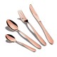 Komplet sztućców Berlinger Haus Rose Gold BH-2623A 24 el. do codziennego użytku satynowe