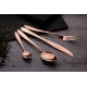 Komplet sztućców Berlinger Haus Rose Gold BH-2623A 24 el. do codziennego użytku satynowe