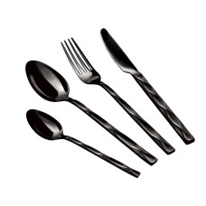Komplet sztućców Berlinger Haus Black Royal BH-2622, 24 elementy, do serwowania potraw na eleganckie okazje