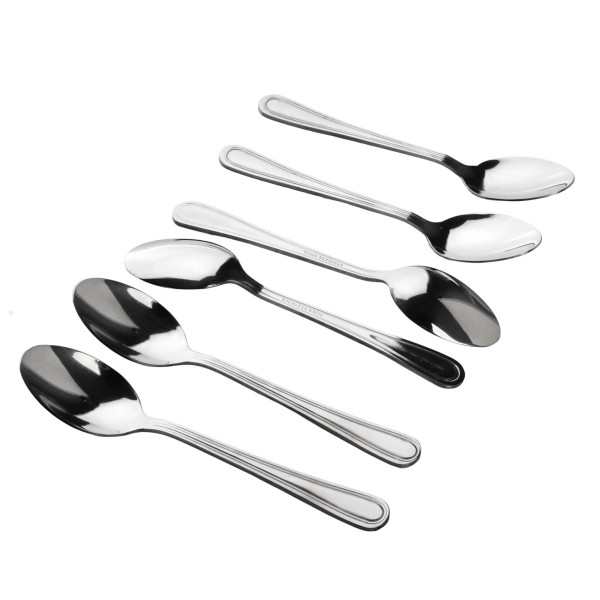 Komplet 6 łyżeczek do herbaty Dahlia Daisy 14 cm – idealne do serwowania napojów