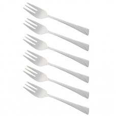 Набір виделечок, KingHoff KH-1532, 6 шт., для десертів/тортів, полірований (POŁYSK)