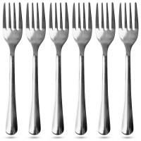 Widelczyki deserowe do ciasta i przekąsek EH EXCELLENT HOUSEWARE 139185 (stalowe, 6 szt.)