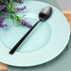 Łyżeczki do drinków Excellent Houseware 139772 czarne satynowe 4 elementy